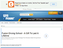 Tablet Screenshot of gpspower.net
